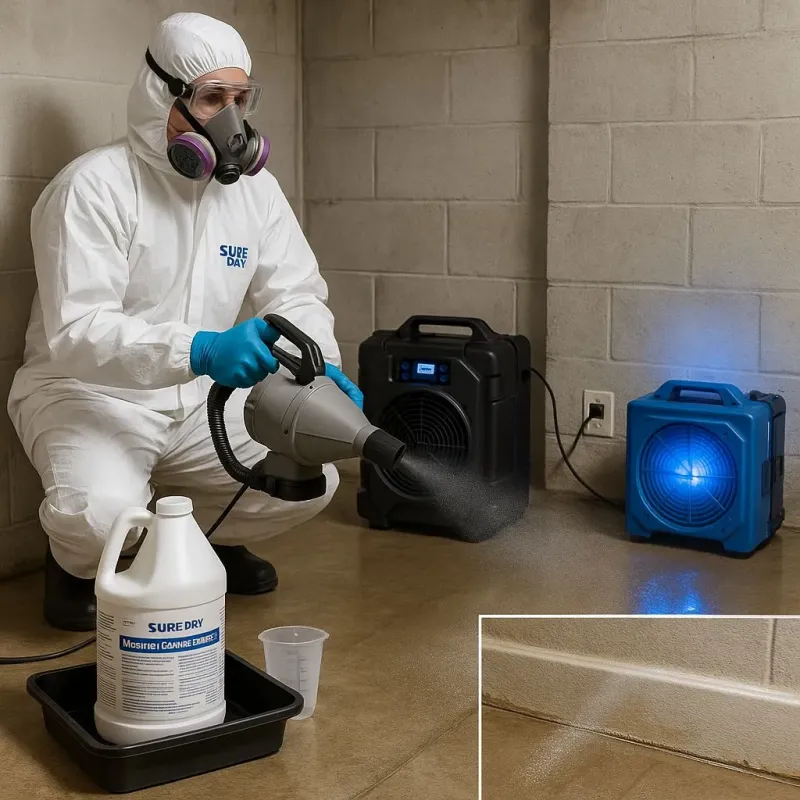 Sanitization and Odor Removal process in Hopatcong, NJ