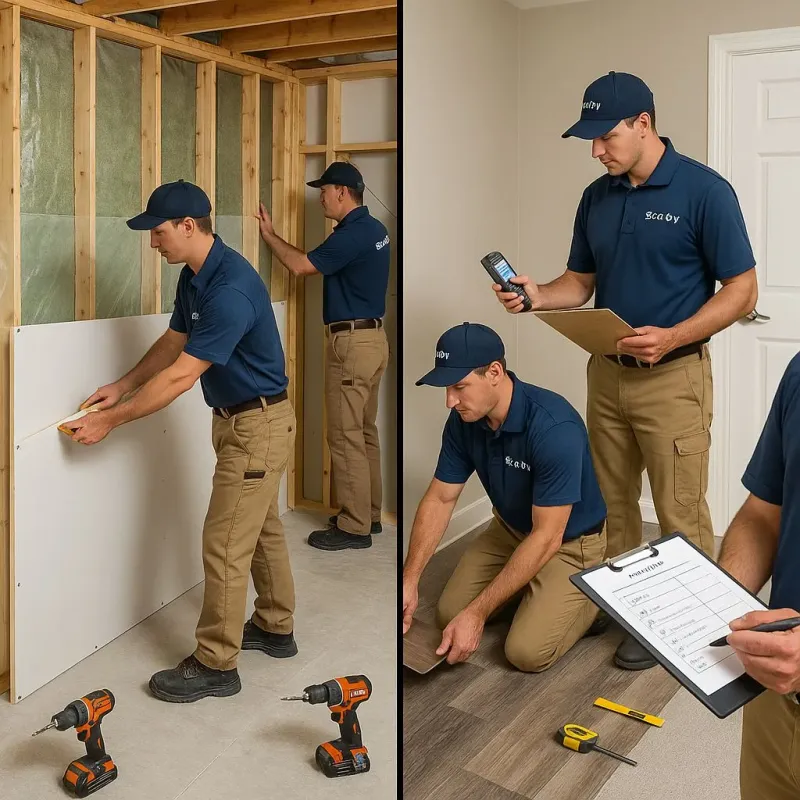 Repairs and Reconstruction process in Hopatcong, NJ