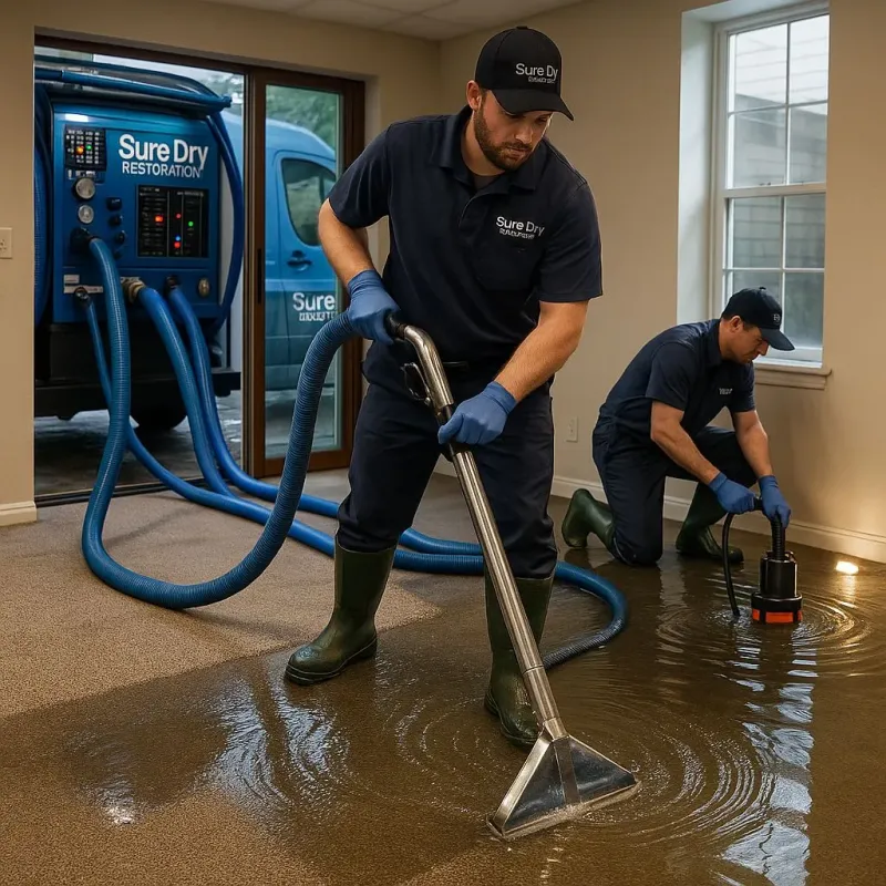 Water Extraction and Removal process in Hopatcong, NJ